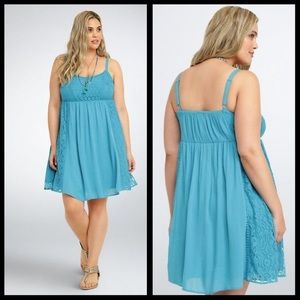 Torrid-  beautiful blue dress
